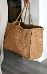 Vanessa Raffia Tote Bag Basket