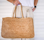 Vanessa Raffia Tote Bag Basket