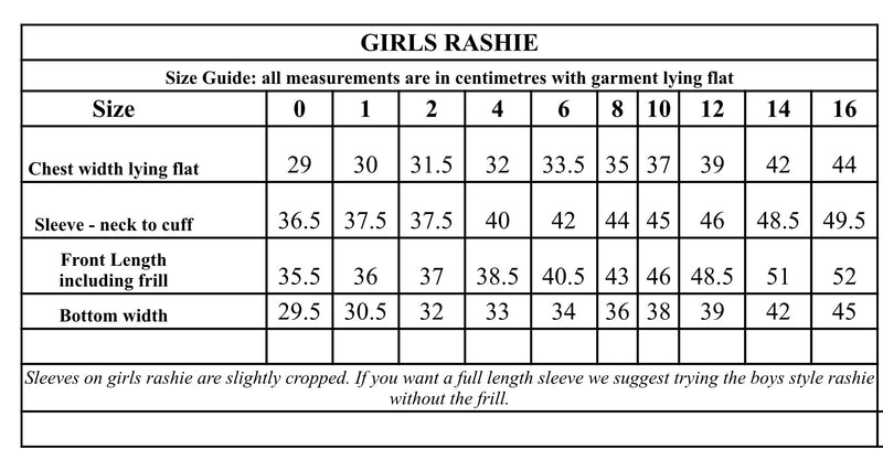 GIRLS RASHIE - PINK & BLUE ZEBRA