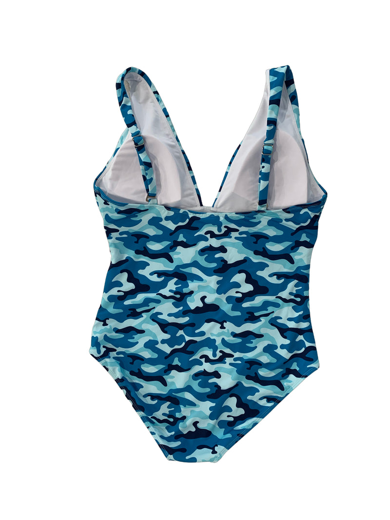 WOMENS ONE PIECE - BLUE CAMO