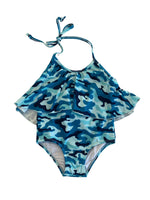 GIRLS SWING FULL PIECE - BLUE CAMO