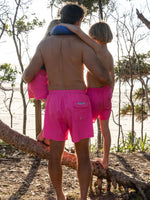 BOYS BOARDIES BBR - PALM BEACH PINK